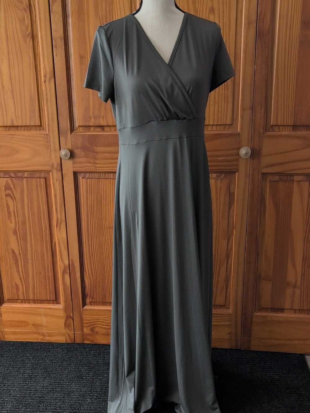 PoseShe Wrap Maxi Dress L            M490